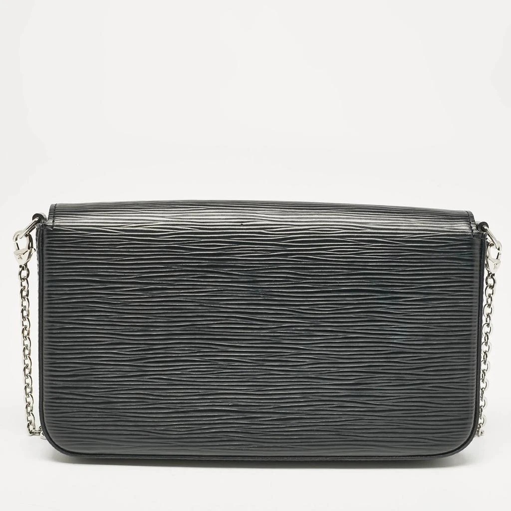 Louis Vuitton Louis Vuitton Black Epi Leather Pochette Felicie Bag 4