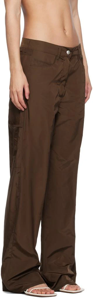 Saks Potts Brown Grey Trousers 2