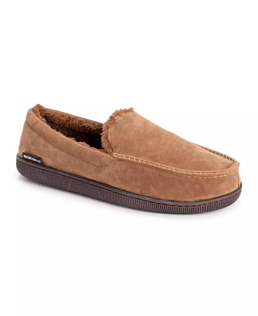MUK LUKS Men's Faux Suede Moccasin Slippers