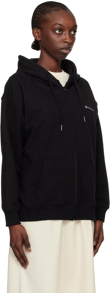 Snow Peak Black Embroidered Hoodie