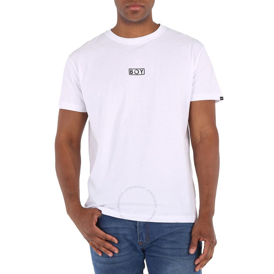 BOY LONDON Boy Eagle Flock Cotton T-shirt