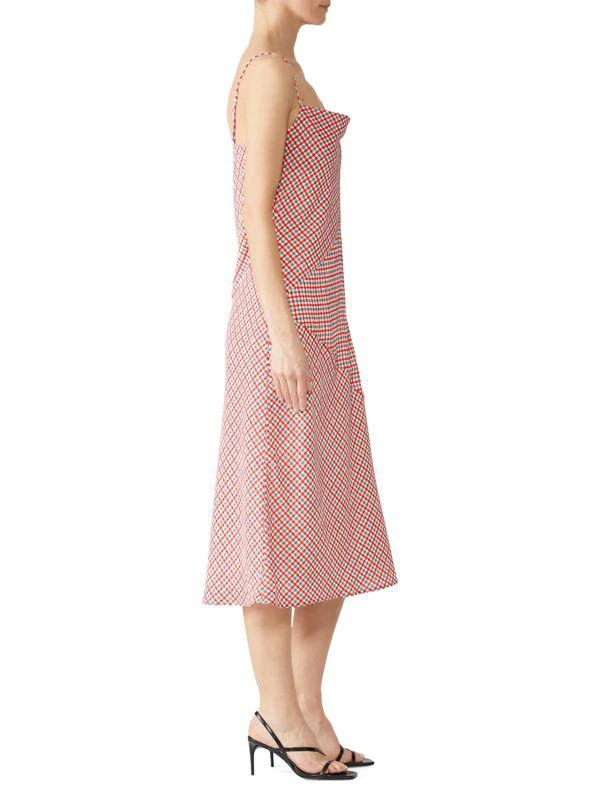 CMEO COLLECTIVE Checked Midi Dress 3
