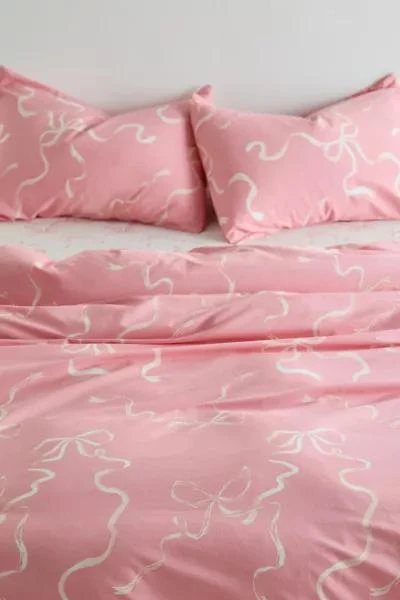 Urban Outfitters Painted Bows Duvet Set 1