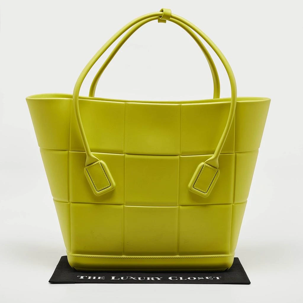 Bottega Veneta Bottega Veneta Yellow Rubber Large Arco Tote 9