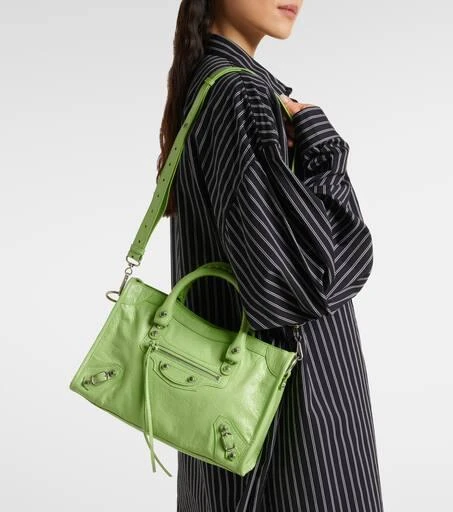 Balenciaga Le City Small leather tote bag 6