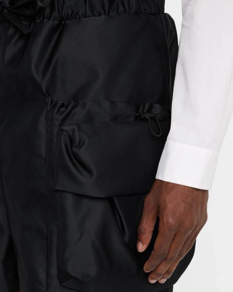 Simone Rocha Men's Satin Cargo Shorts 5