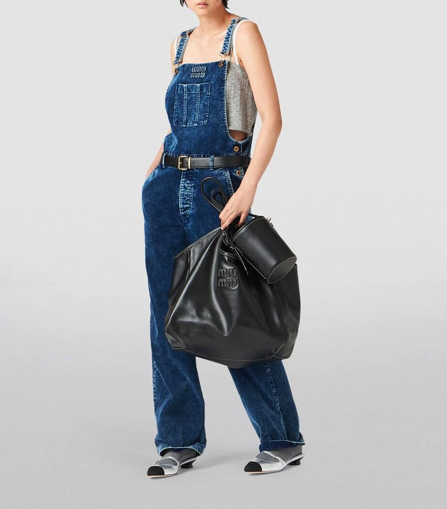 Miu Miu Leather Ivy Tote Bag 7