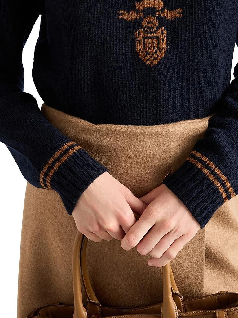 Prada Wool and Cashmere Crew-Neck Sweater 4