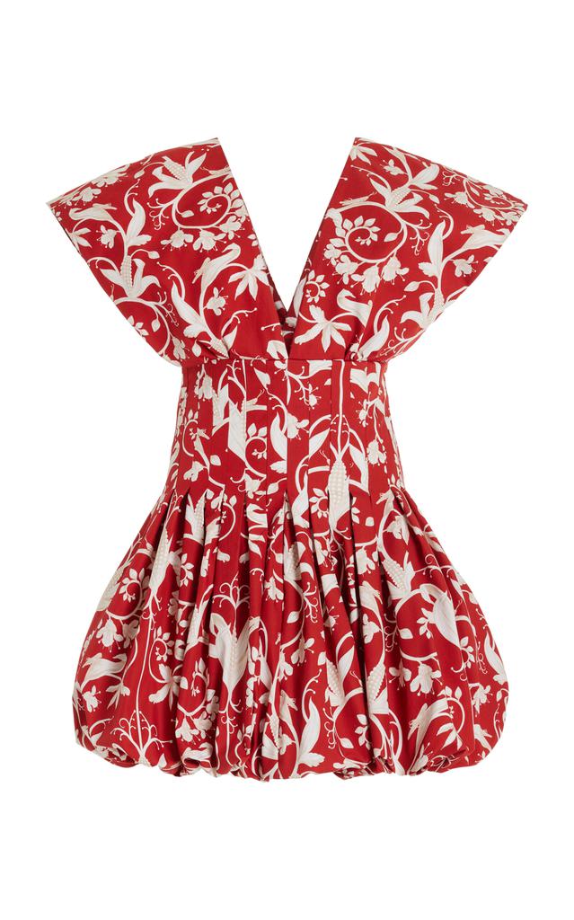 Agua by Agua Bendita Agua by Agua Bendita - Annato Maiz Linen Mini Dress - Red - L - Moda Operandi