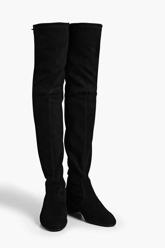 Stuart Weitzman Genna stretch-suede thigh boots 2