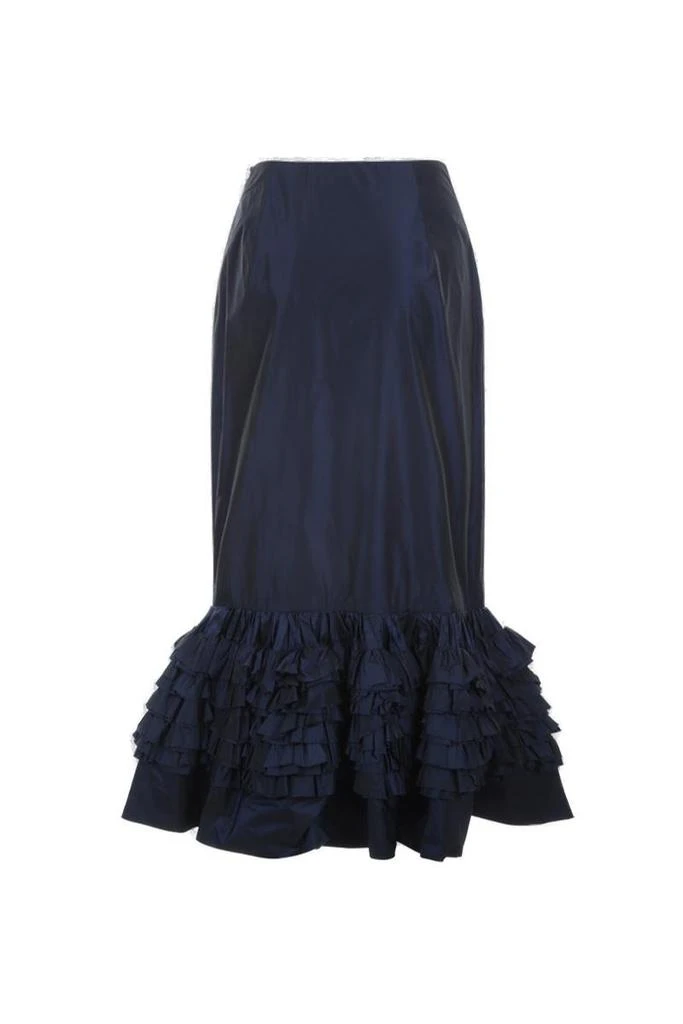 Molly Goddard Molly Goddard Taffeta Frilled Hem Midi Skirt 2