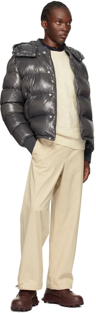 Moncler Off-White Wool Sweater 5