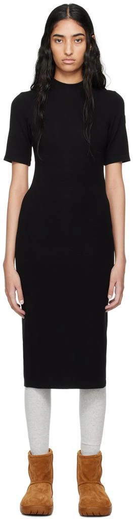 rixo benedict midi dress Zadie Jacquard Midi Dress in Leaf Heart Black