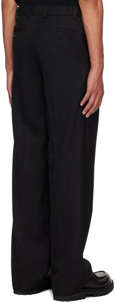 WOOYOUNGMI Black Wide-Leg Trousers 3