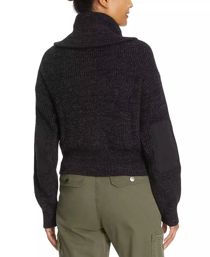 BASS OUTDOOR Women's Funnel-Neck Zippered Sweater 3