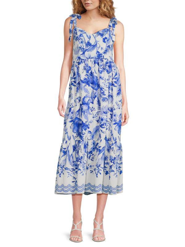 Sam Edelman Floral Midi-Dress 1