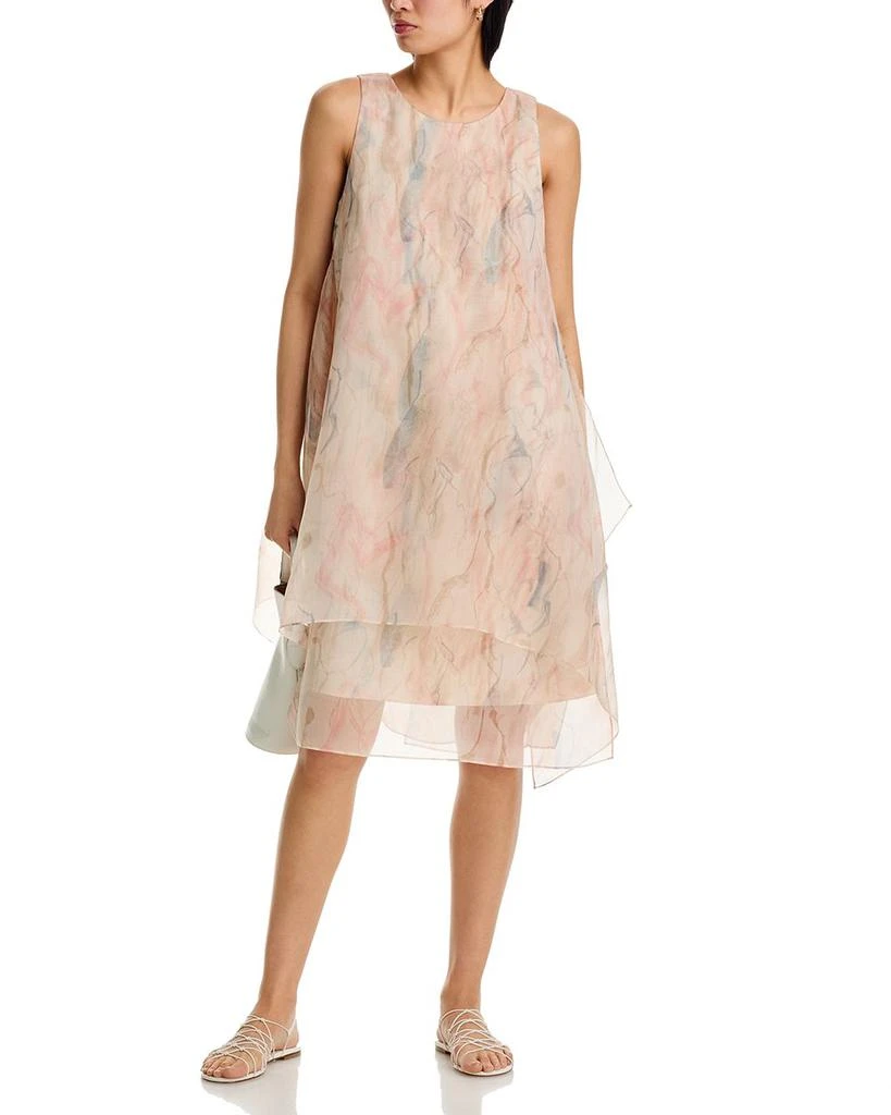 Lafayette 148 New York Silk Handkerchief Hem Dress 6