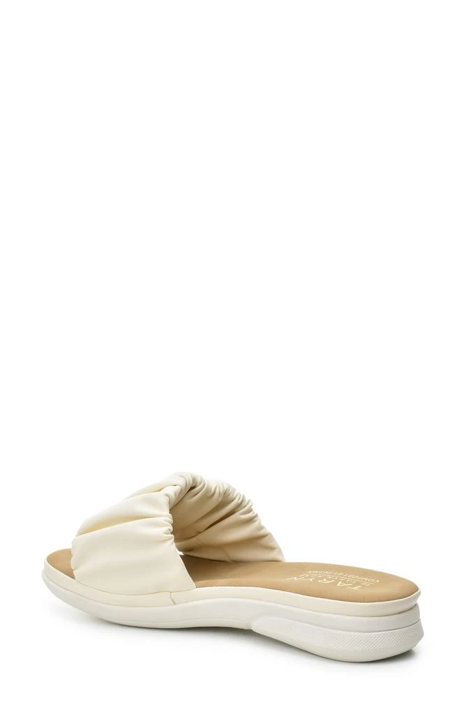 Taryn Rose Pleated Slide Sandal 2