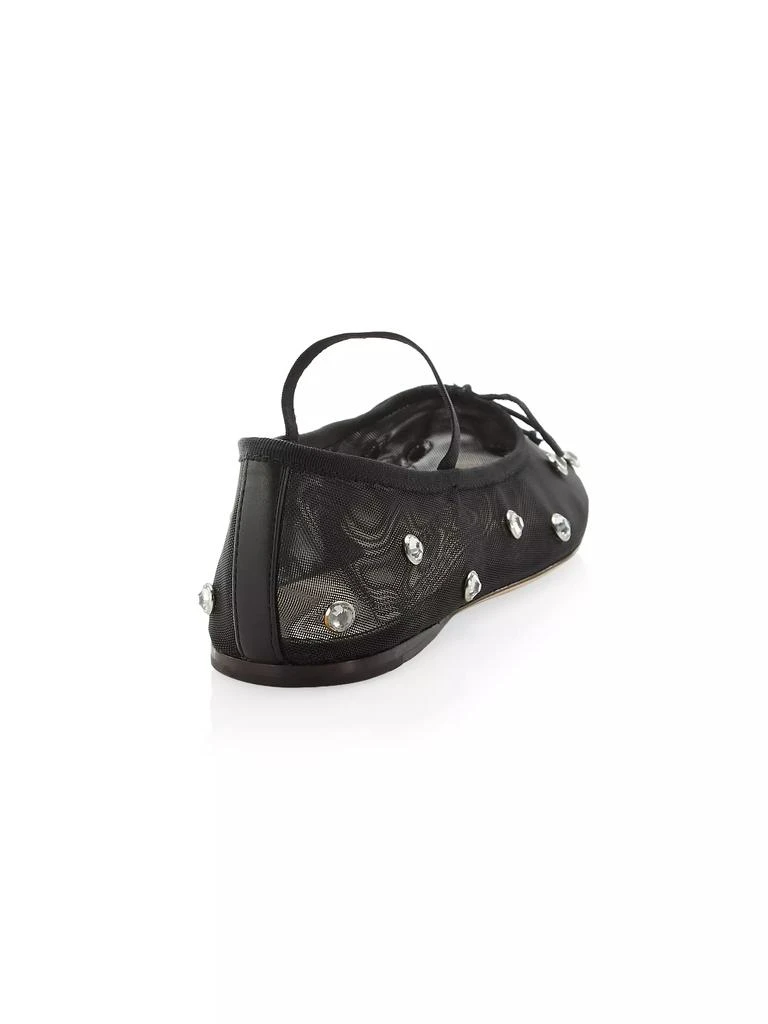 Loeffler Randall Leonie Crystal Mesh Ballet Flats 3