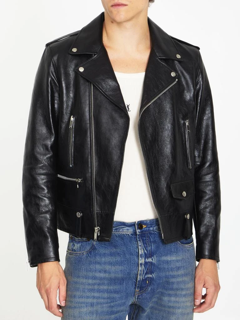 Yves Saint Laurent Leather biker jacket 4