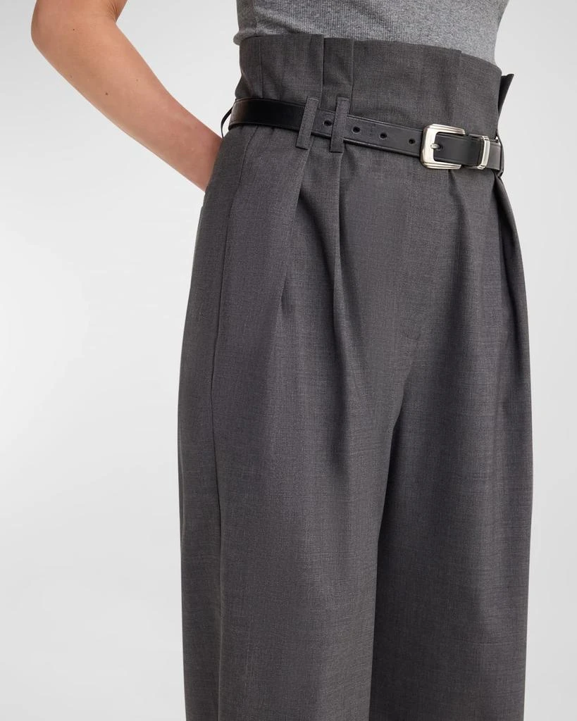 Rohe High-Waist Paper Bag Trousers 5