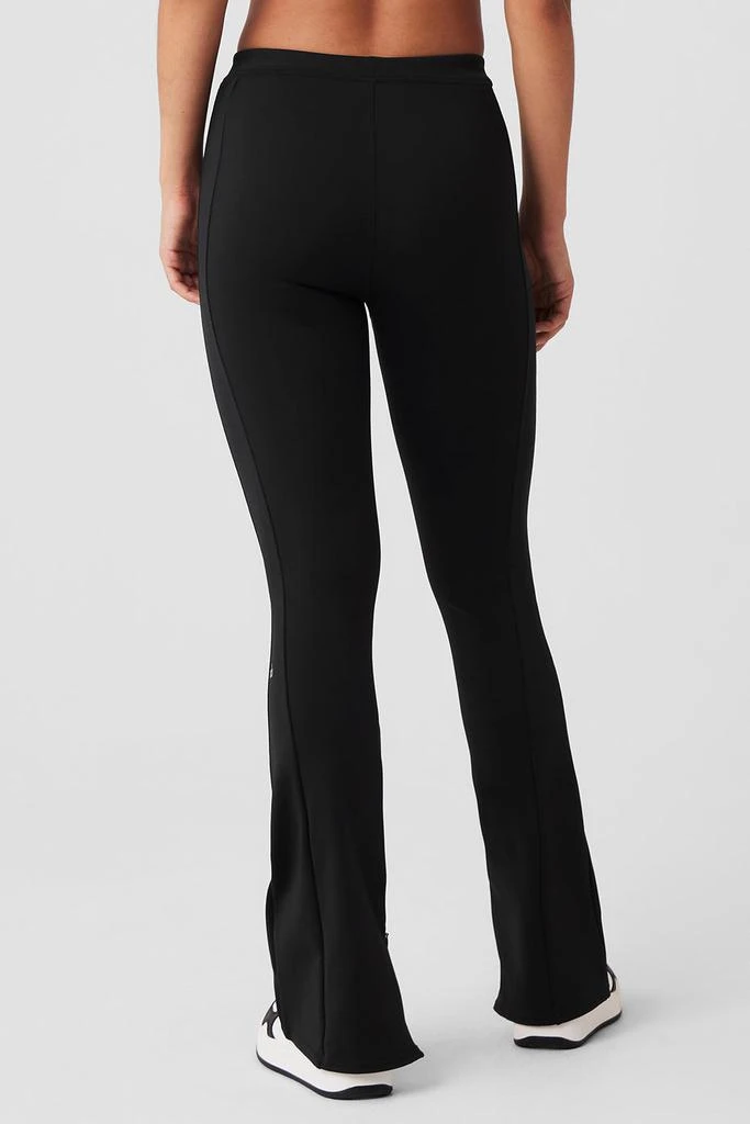 Alo High-Waist 7/8 Zip It Flare Legging - Black 2