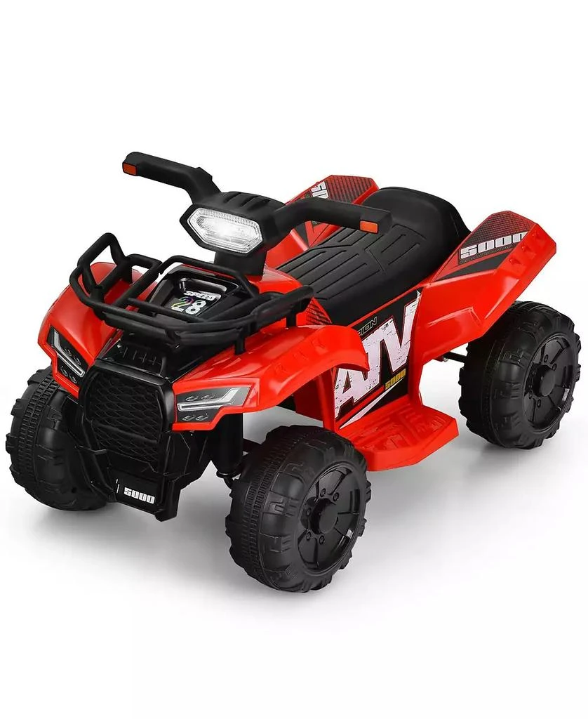 HONGGE 6V Kids Electric ATV Quad Bike with LED Lights and MP3 Player 5