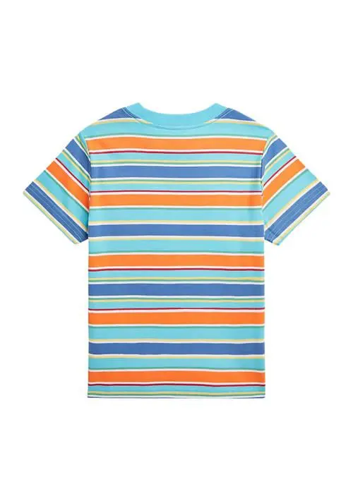 Ralph Lauren Boys 2-7 Striped Cotton Jersey Pocket T-Shirt 2