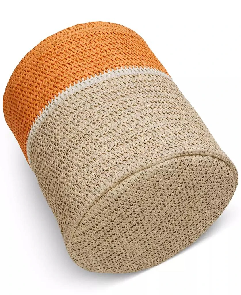 Honey Can Do Paper Straw Nesting Baskets with Handles, Set of 3 5