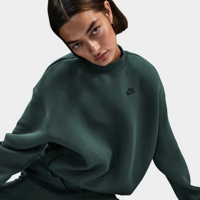 NIKE Women's Nike Sportswear Tech Fleece Oversized Crewneck Sweatshirt 3