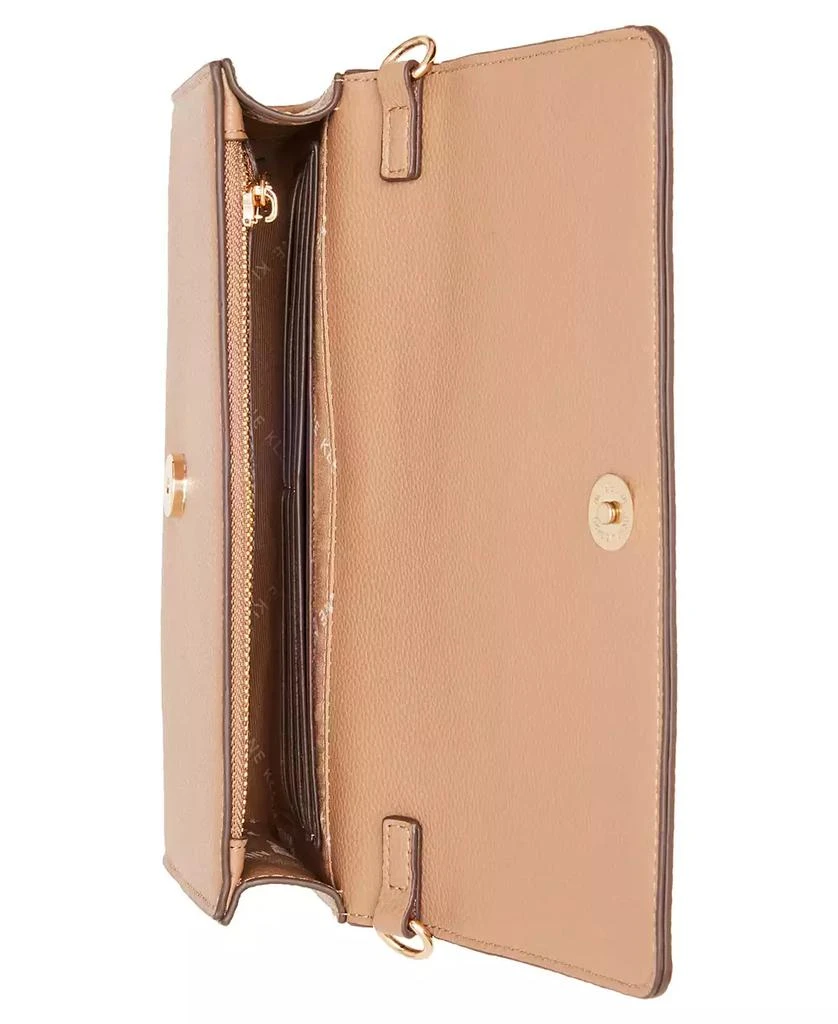 Anne Klein 3 in 1 Chain with Wristlet Strap Belted Wallet 4