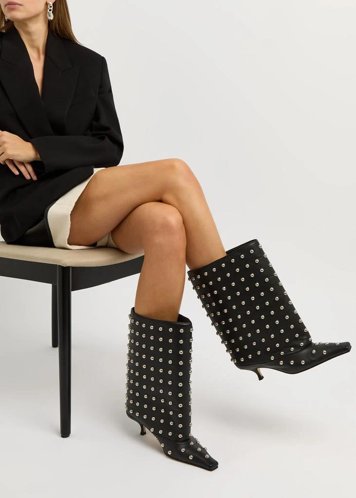 A.W.A.K.E MODE Dana Rock 50 studded leather ankle boots 5