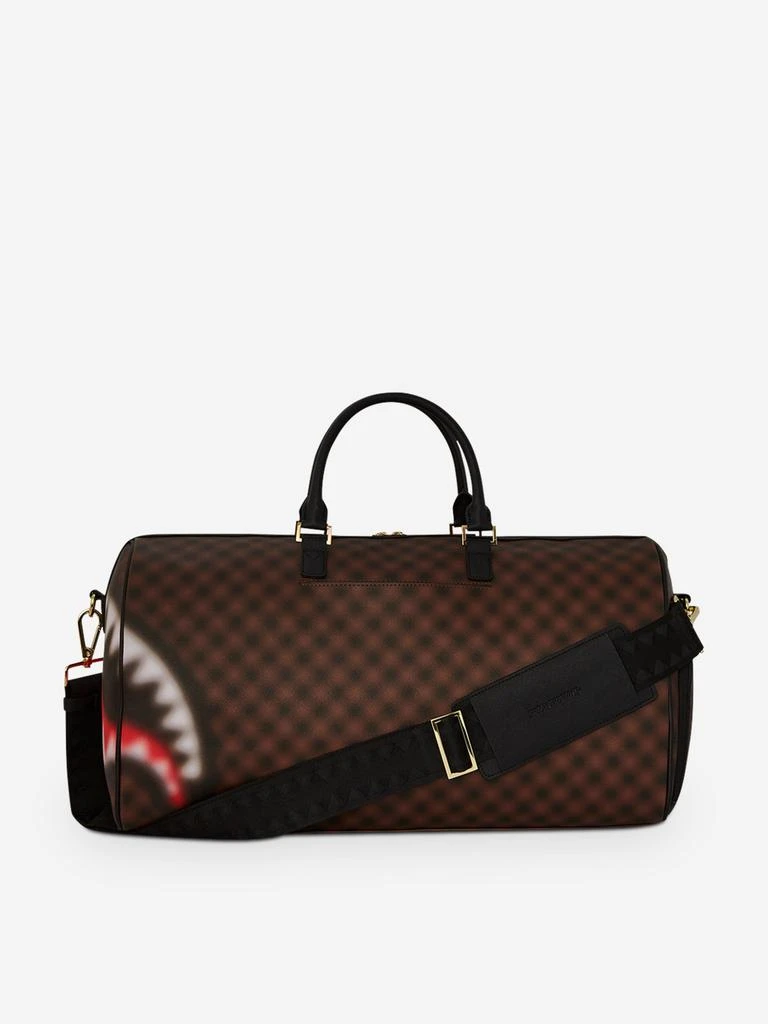 SprayGround Sprayground Kids Sharks in Paris Blur Duffle Bag in Brown (50.8 cm) 3