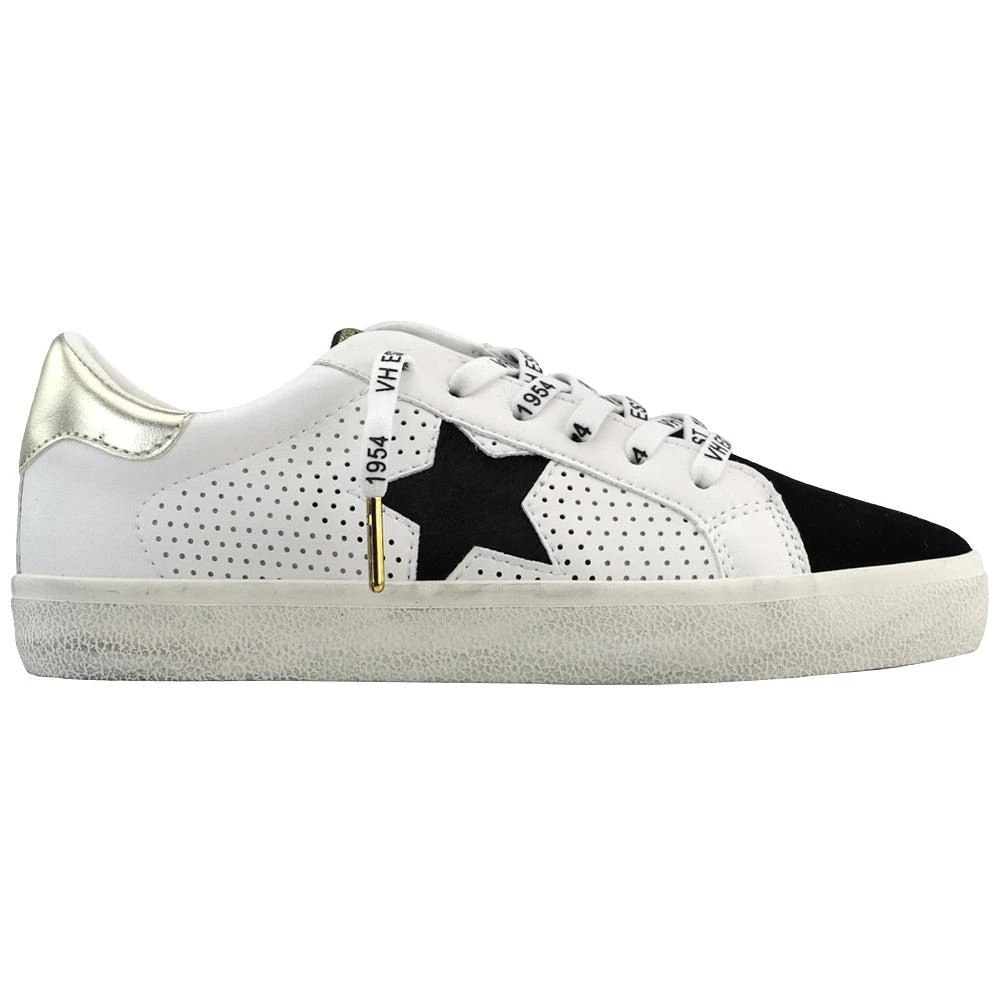 Vintage Havana Gadol Perforated Metallic Lace Up Sneakers 1