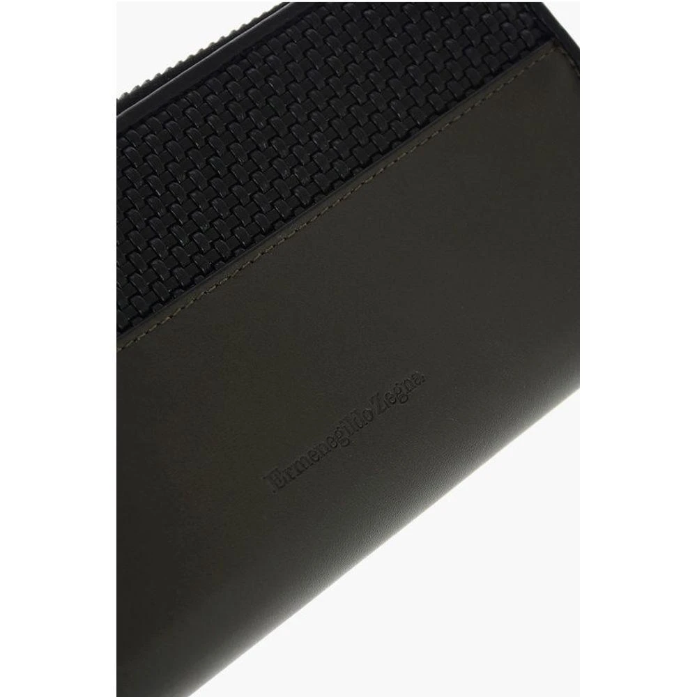 Ermenegildo Zegna Bicolor Leather Wallet 4