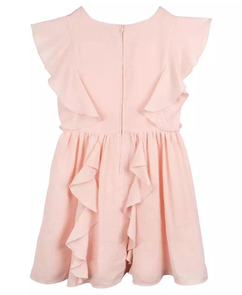 Rare Editions Big Girls Crinkle Gauze Dress 3