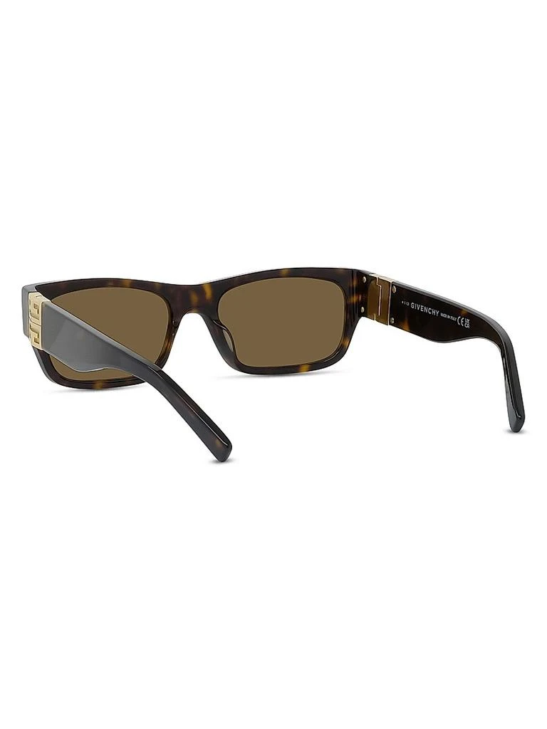 Givenchy 4G 56MM Rectangular Sunglasses - Accessories - Free 