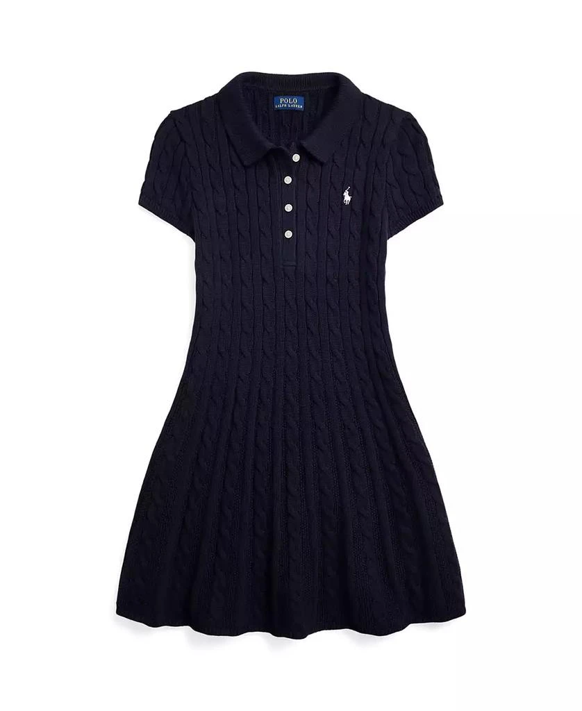 Ralph Lauren Girls
7-16 Cable-Knit Cotton Polo Sweater Dress 4
