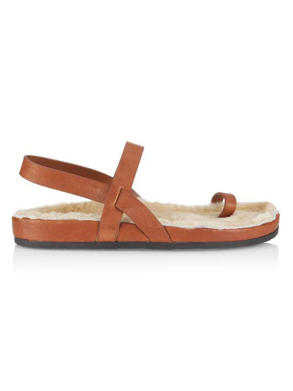 Brother Vellies Astrid Shearling Lined Sandals 1