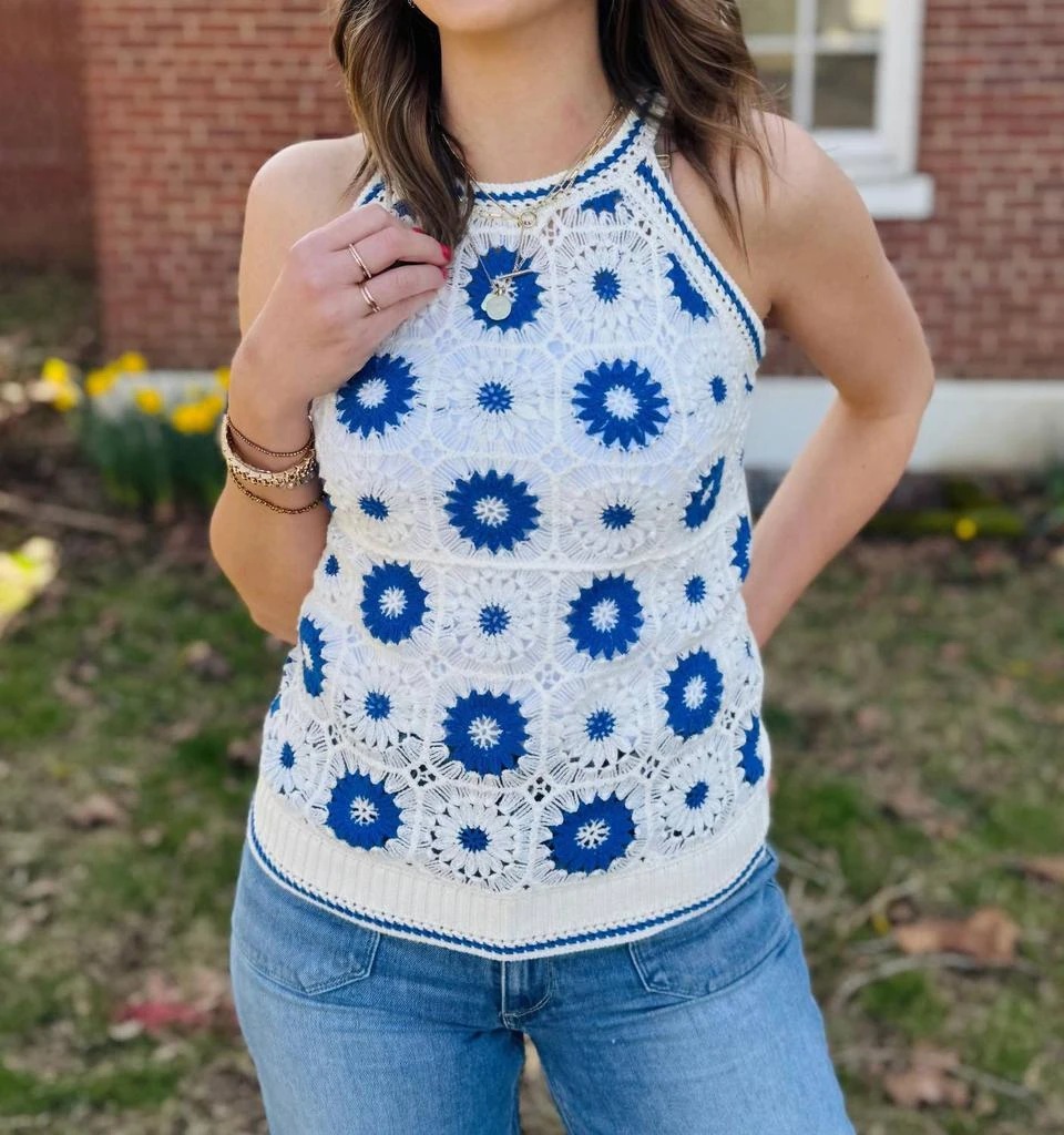 Tribal Tribal - Retro Crochet Sweater Tank 4
