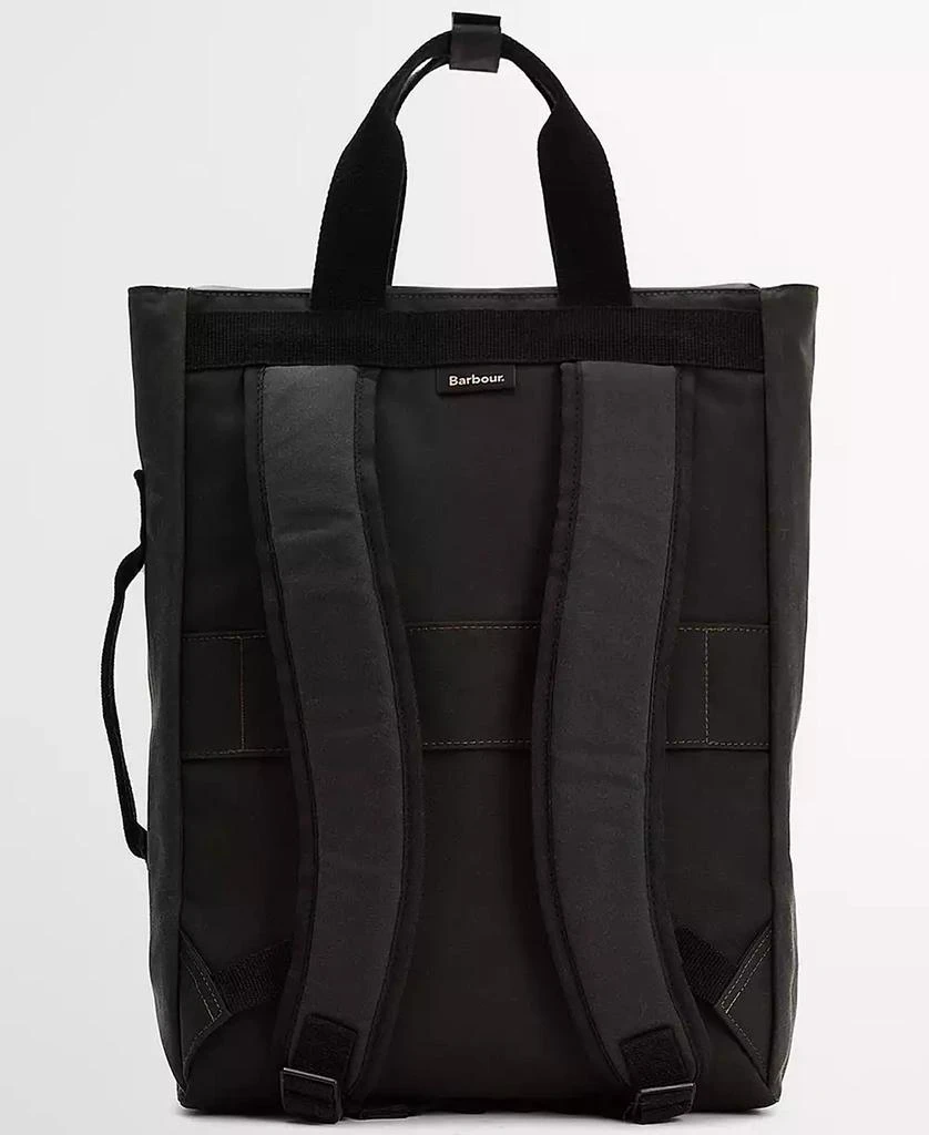 Barbour Men's Field Wax Zipper Large Backpack 2