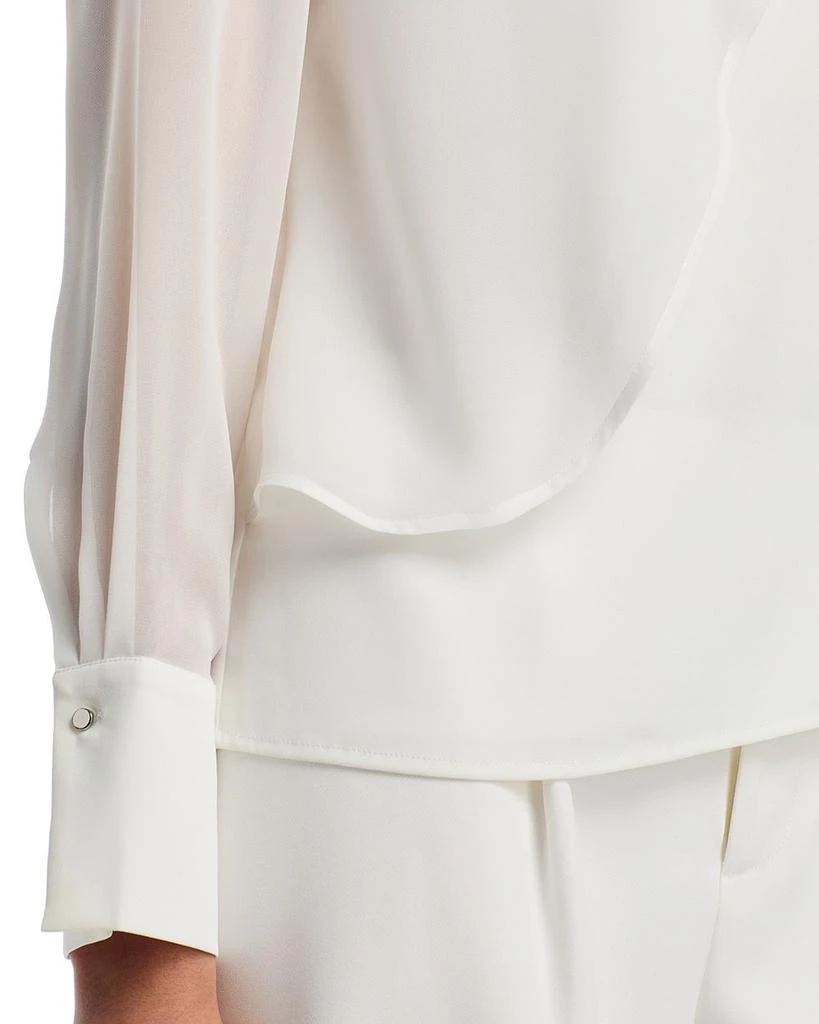Misook Chiffon Overlay Blouse 4