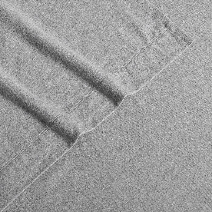 Calvin Klein Melange Flannel 4 Piece Sheet Set, King 5
