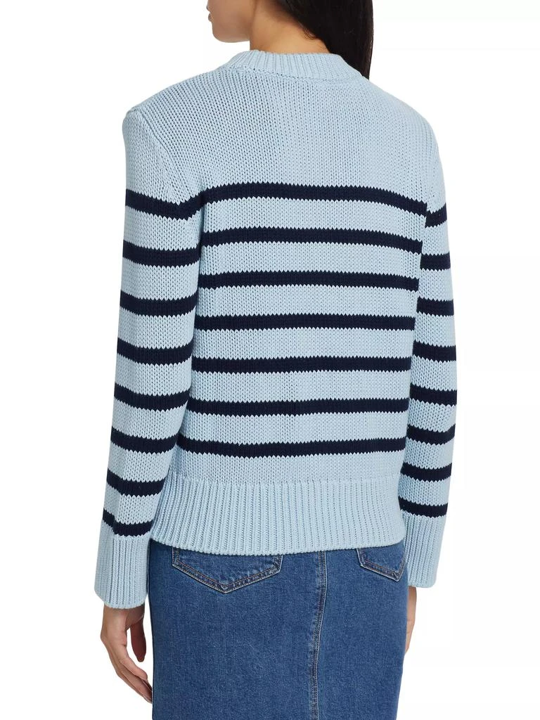 Rails Alise Striped Cotton Crewneck Sweater 5