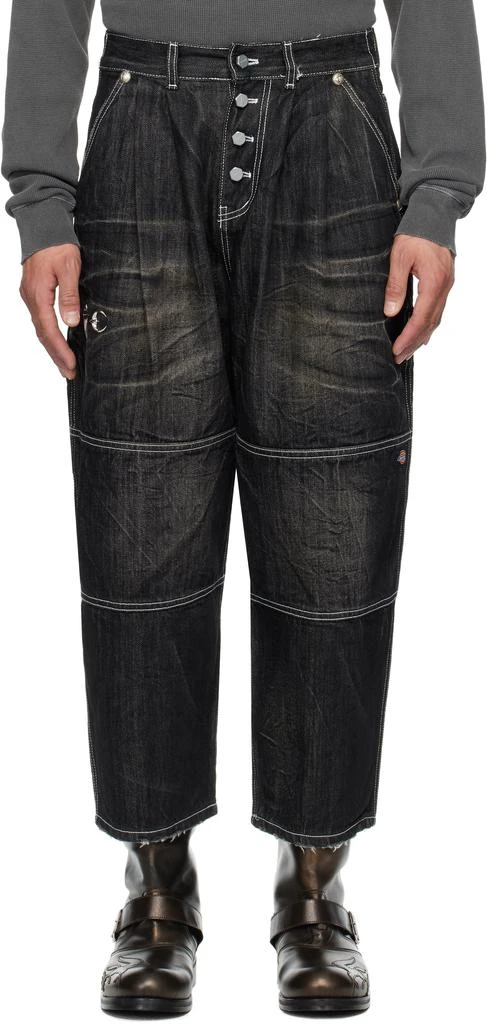 Black Dickies Edition Double Knee Jeans – On Sale Now with Up to