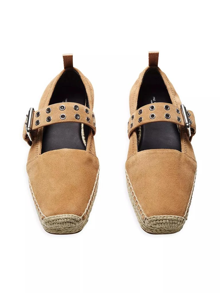 Rag & Bone Anteros Buckle-Detailed Suede Espadrilles 4