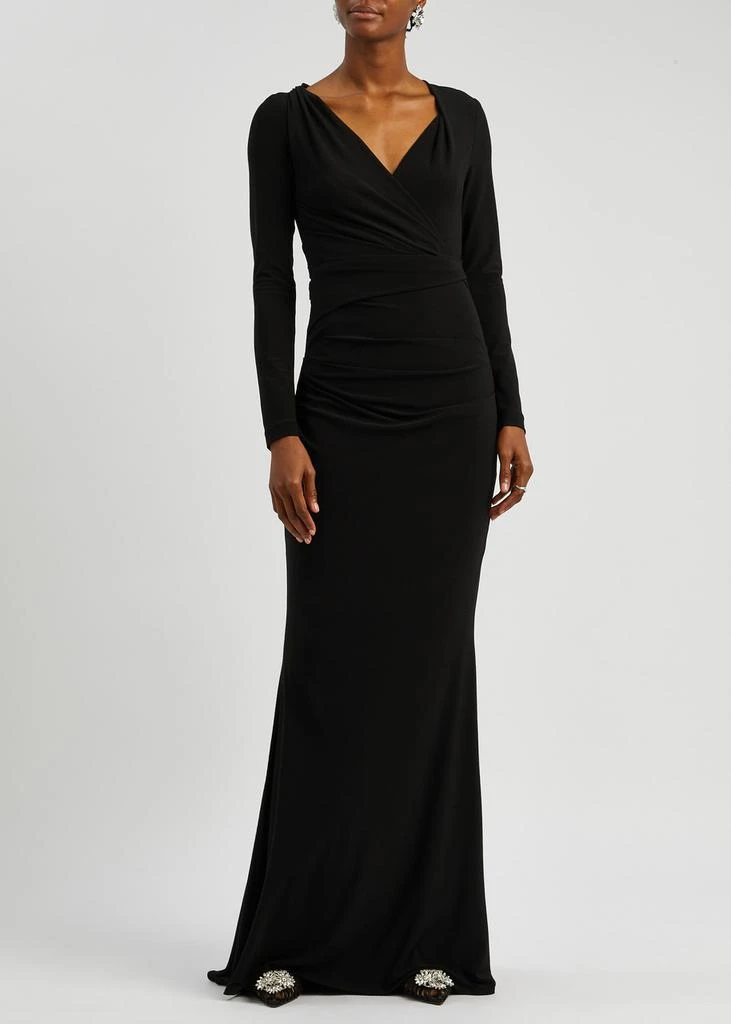 Talbot Runhof Wrap-effect gown  4
