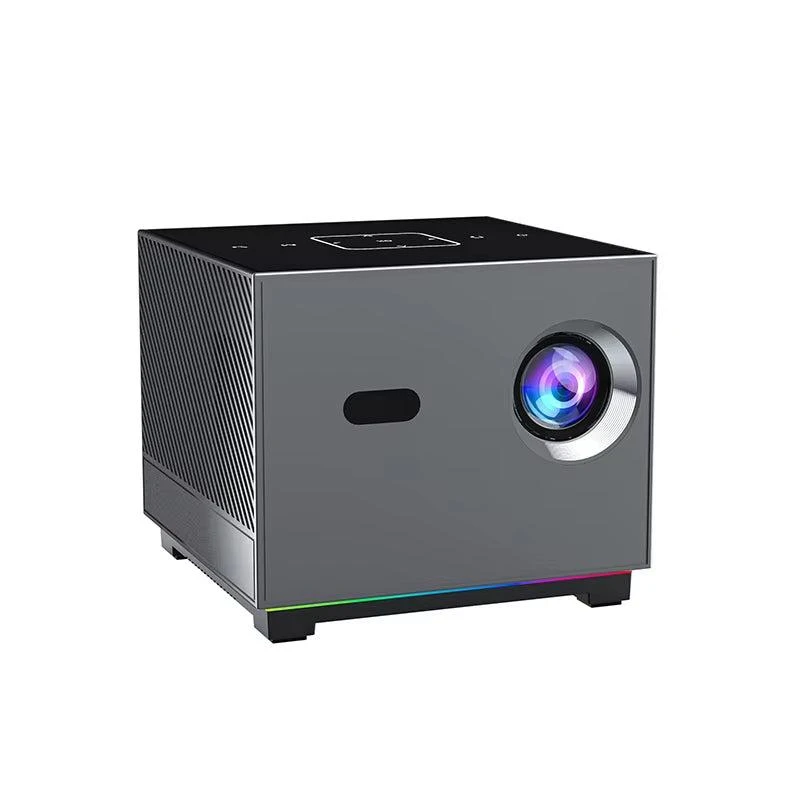 DIGICLAR 300 ANSI Lumens 8K/4K WiFi 5G Voice Remote Portable Smart Movie Projector with LED Lighting and Built-In Bluetooth 5.0 Apps