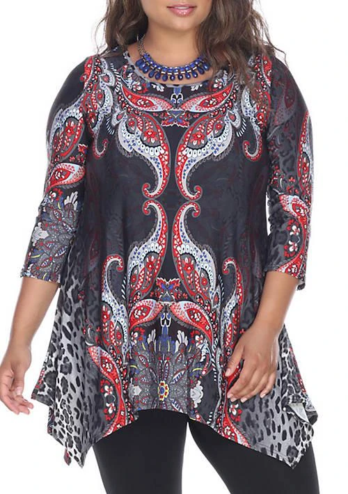 White Mark Mark Plus Size Marlene Tunic 1