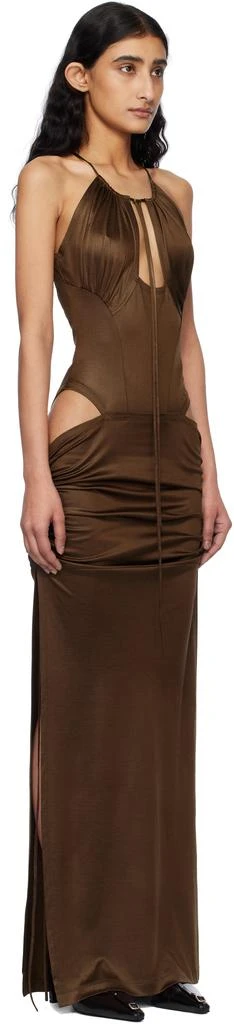 KNWLS Brown Cu Maxi Dress 2
